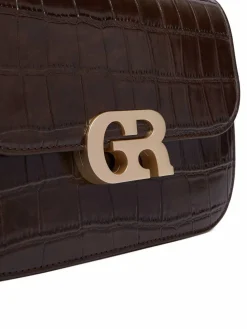 Borsetta EO-LINA-KQ44-CROCCO Marrone