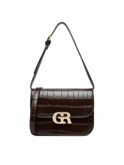 Borsetta EO-LINA-KQ44-CROCCO Marrone