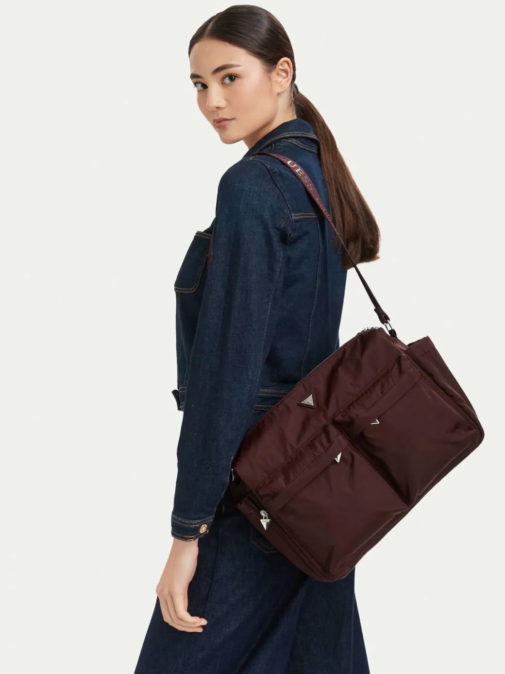Borsetta J6YZ12 W2530 Bordeaux