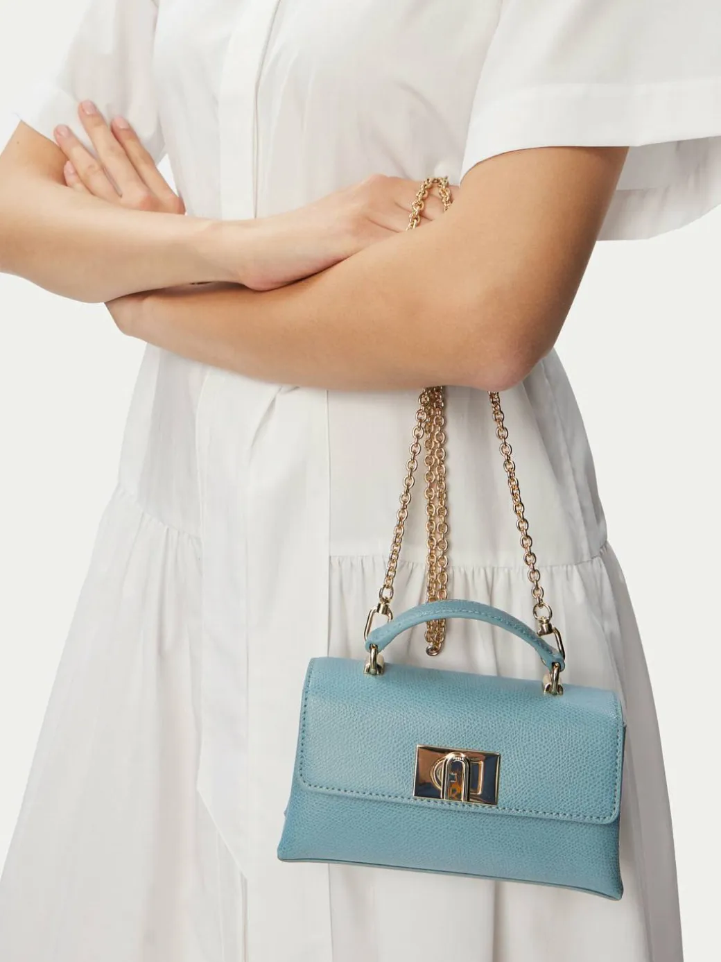 Borsetta 1927 Mini WE00423 ARE000 CN 4896S Azzurro chiaro