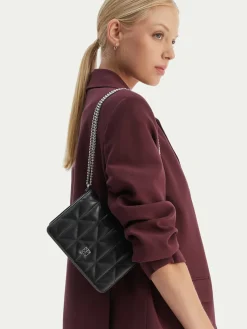 Borsetta Quilted Mini Chain Bag LV04F3321G Nero