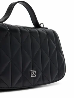 Borsetta Quilted Top Handle Chain Bag LV04F3410G Nero