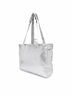 Borsetta Shopper Metallic Pu Bag KR1566 Argento
