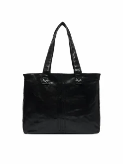 Borsetta Shopper Metallic Pu Bag KR1565 Nero