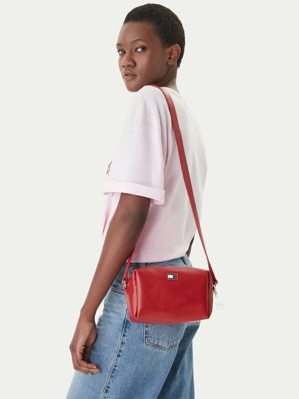 Borsetta Tjw City Charm Camera Bag AW0AW18456 Rosso