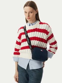 Borsetta Tjw Ess Daily Crossover AW0AW18769 Blu scuro