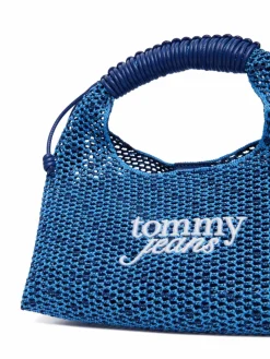 Borsetta Tjw Summer Crochet Crossover AW0AW18779 Blu