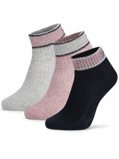 Calzini corti F8206-AW24 (3-pack) Rosa