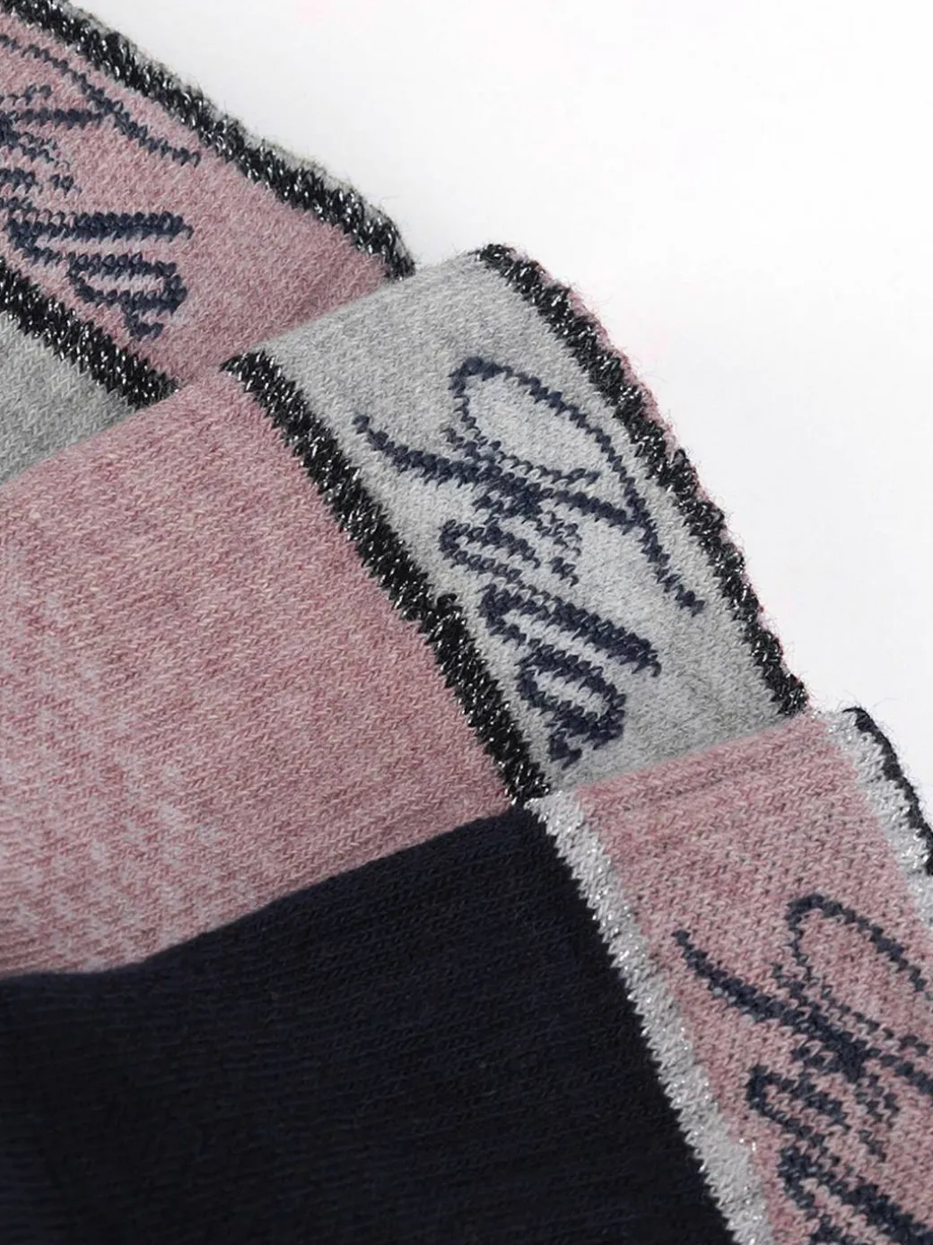 Calzini corti F8206-AW24 (3-pack) Rosa
