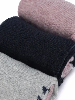 Calzini corti F8206-AW24 (3-pack) Rosa