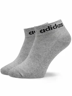 Calzini corti Linear Ankle Socks Cushioned Socks 3 Pairs IC1304 Grigio