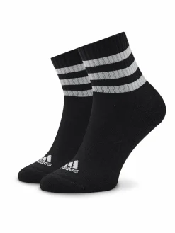 Calzini corti 3-Stripes Cushioned Sportswear Mid-Cut Socks 3 Pairs IC1318 Grigio