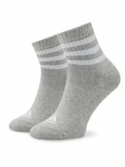 Calzini corti 3-Stripes Cushioned Sportswear Mid-Cut Socks 3 Pairs IC1318 Grigio
