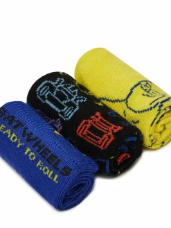 Calzini lunghi ACCCCS-SS25-237WBBW(3-PACK) Giallo