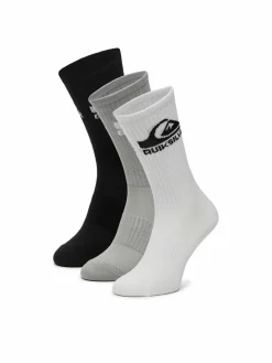 Calzini lunghi AS_QUIKSILVER_101W_SS25 (3-PACK) Bianco