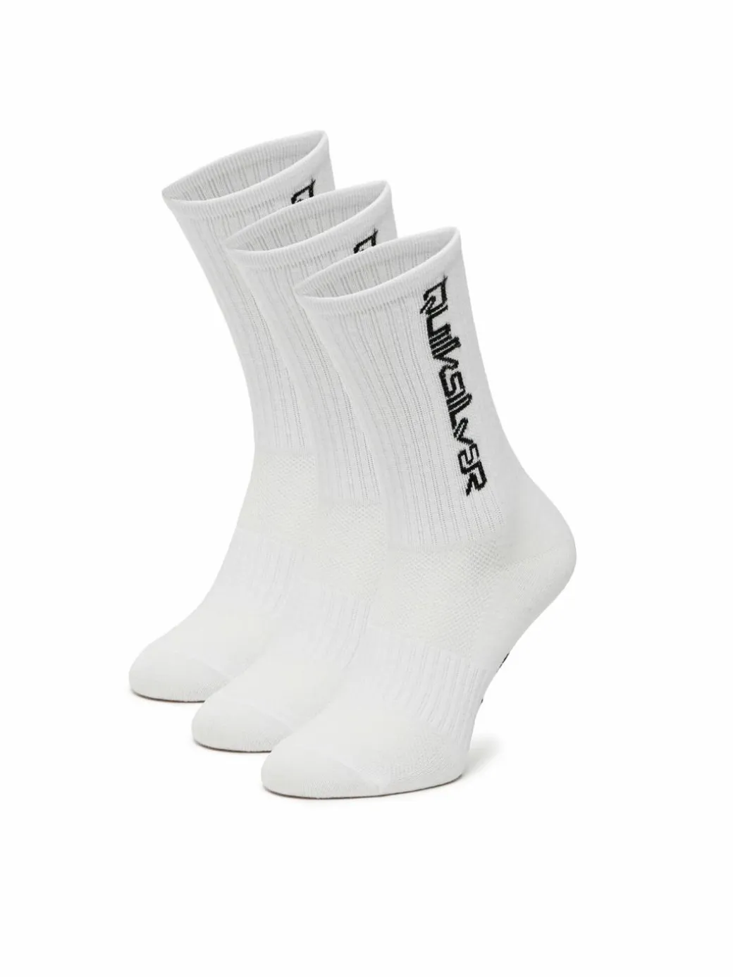 Calzini lunghi AS_QUIKSILVER_100W_SS25 (3-PACK) Bianco