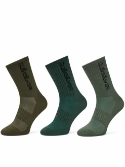Calzini lunghi AS_QUIKSILVER_100W_SS25 (3-PACK) Cachi