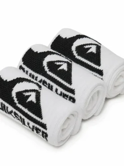Calzini lunghi AS_QUIKSILVER_101W_SS25 (3-PACK) Bianco