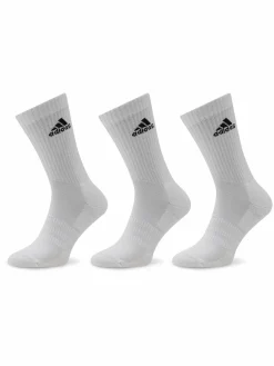 Calzini lunghi Cushioned Crew Socks 3 Pairs HT3446 Bianco