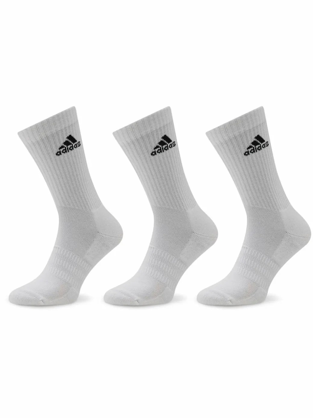 Calzini lunghi Cushioned Crew Socks 3 Pairs HT3446 Bianco