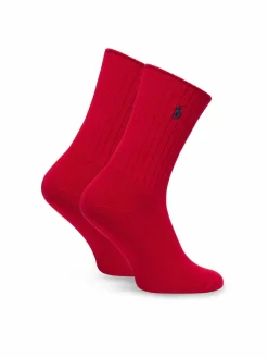Calzini lunghi 455P10242010 Rosso