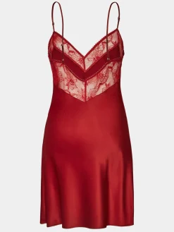 Camicia da notte Orchids C11U40 Rosso Regular Fit