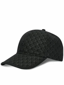 Cappellino Emblem Print W Leather Patch Cap LV04D5029G Nero