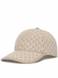 Cappellino Emblem Print W Leather Patch Cap LV04F5036G Beige