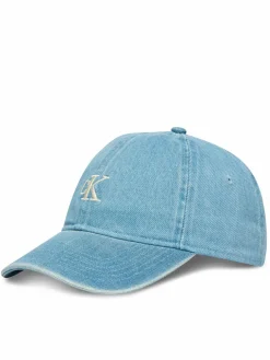 Cappellino Monogram Embroidery Denim Cap LV04G5003G Blu
