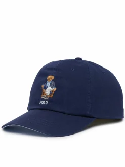 Cappellino Polo Bear Cotton Twill Ball 211B28119001 Blu scuro