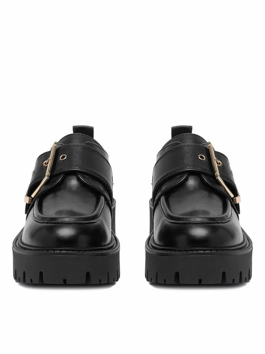 Chunky loafers EO-CI12-LEA-01 Nero