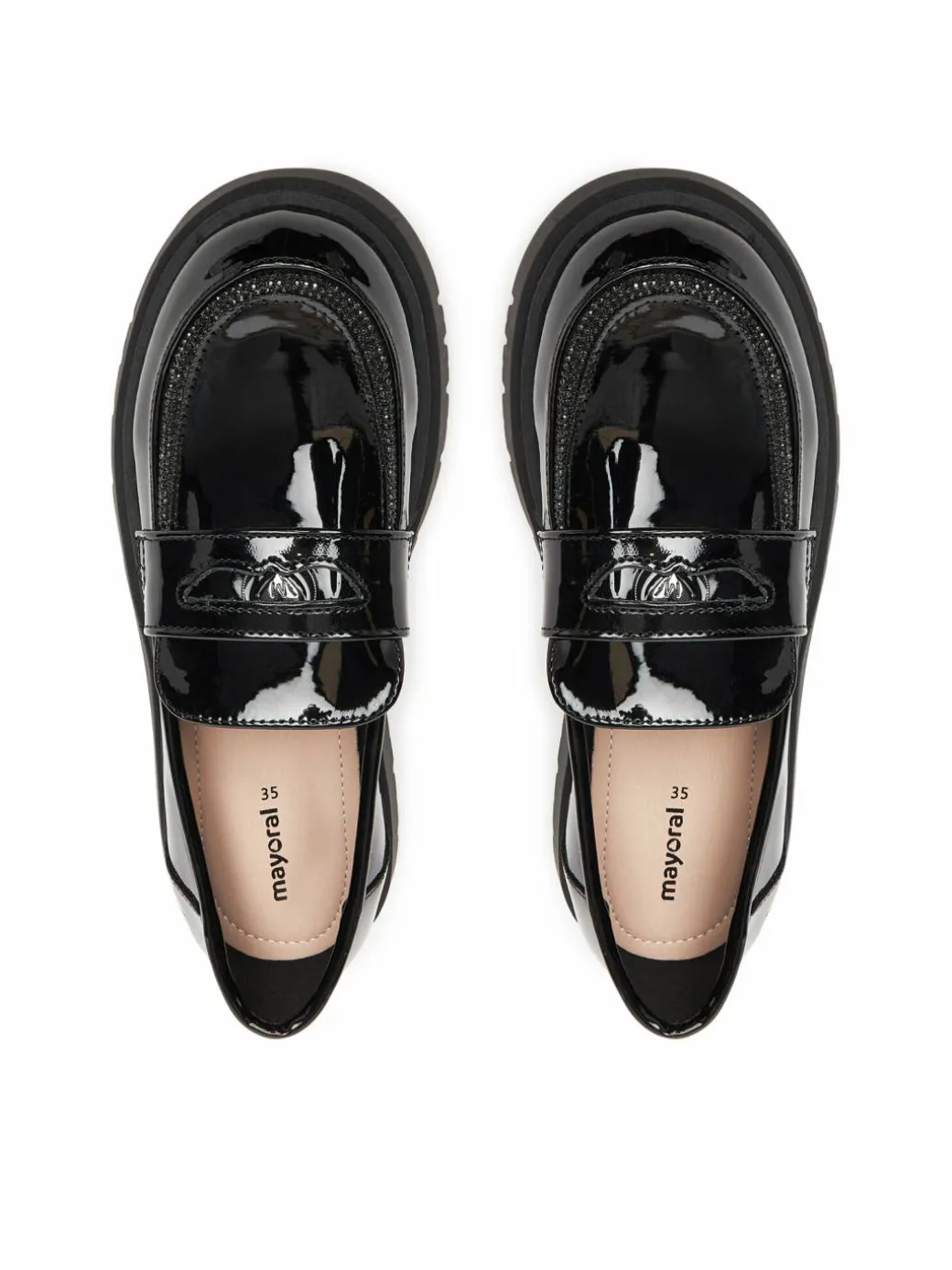 Chunky loafers 46558 Nero