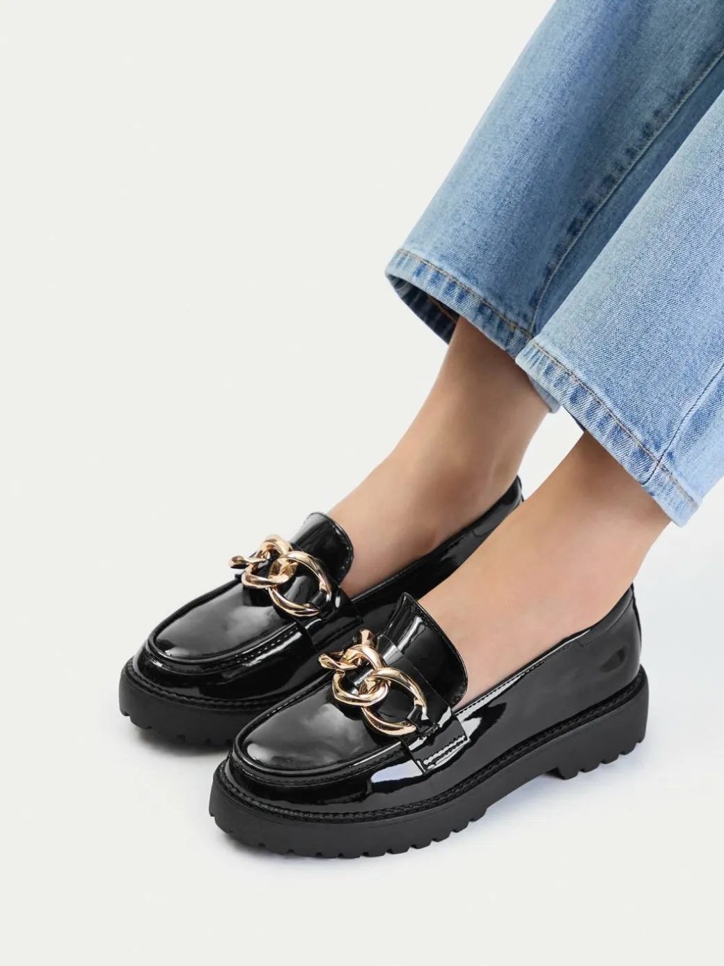 Chunky loafers WS5621-18 Nero