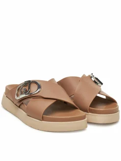 Ciabatte 4A5707 P0102 Marrone