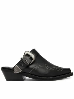 Ciabatte Archive Cowboy Mule Leather EN0EN03063 Nero