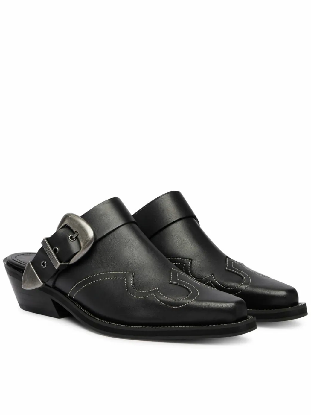 Ciabatte Archive Cowboy Mule Leather EN0EN03063 Nero