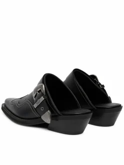 Ciabatte Archive Cowboy Mule Leather EN0EN03063 Nero