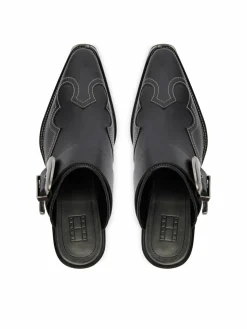 Ciabatte Archive Cowboy Mule Leather EN0EN03063 Nero