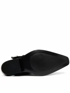 Ciabatte Archive Cowboy Mule Leather EN0EN03063 Nero