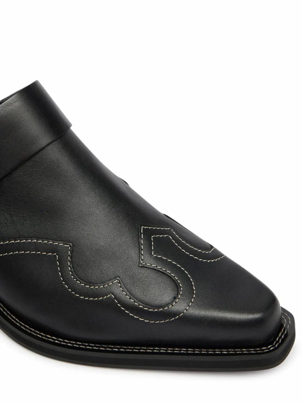 Ciabatte Archive Cowboy Mule Leather EN0EN03063 Nero