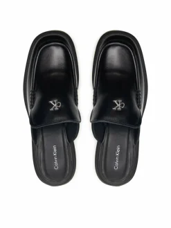 Ciabatte Block Heel Mule Lth Hdw HW0HW03175 Nero
