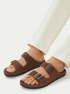 Ciabatte EO-KANSAS-01 126AM Marrone scuro