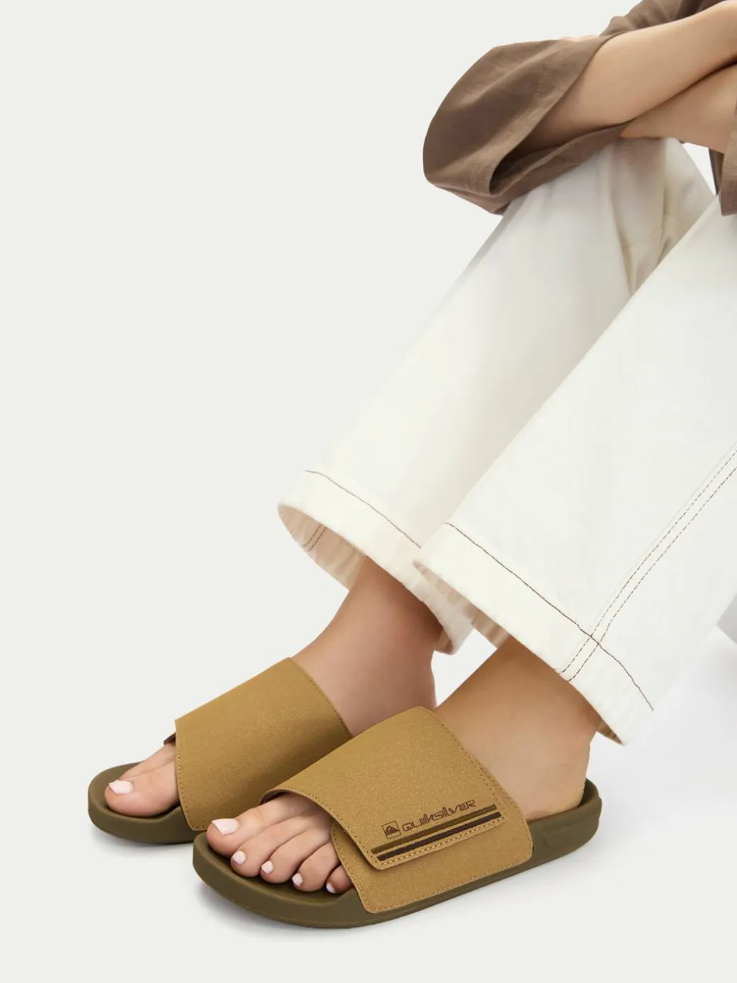 Ciabatte EO-POCHI SUEDE CQ10164BT Beige
