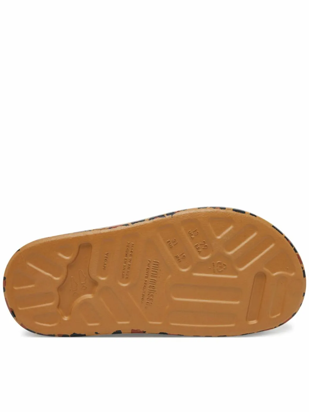 Ciabatte Mini Melissa Free Print Slide Inf 35936 Marrone