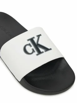 Ciabatte Slide Jelly Mono Pu YM0YM01281 Bianco