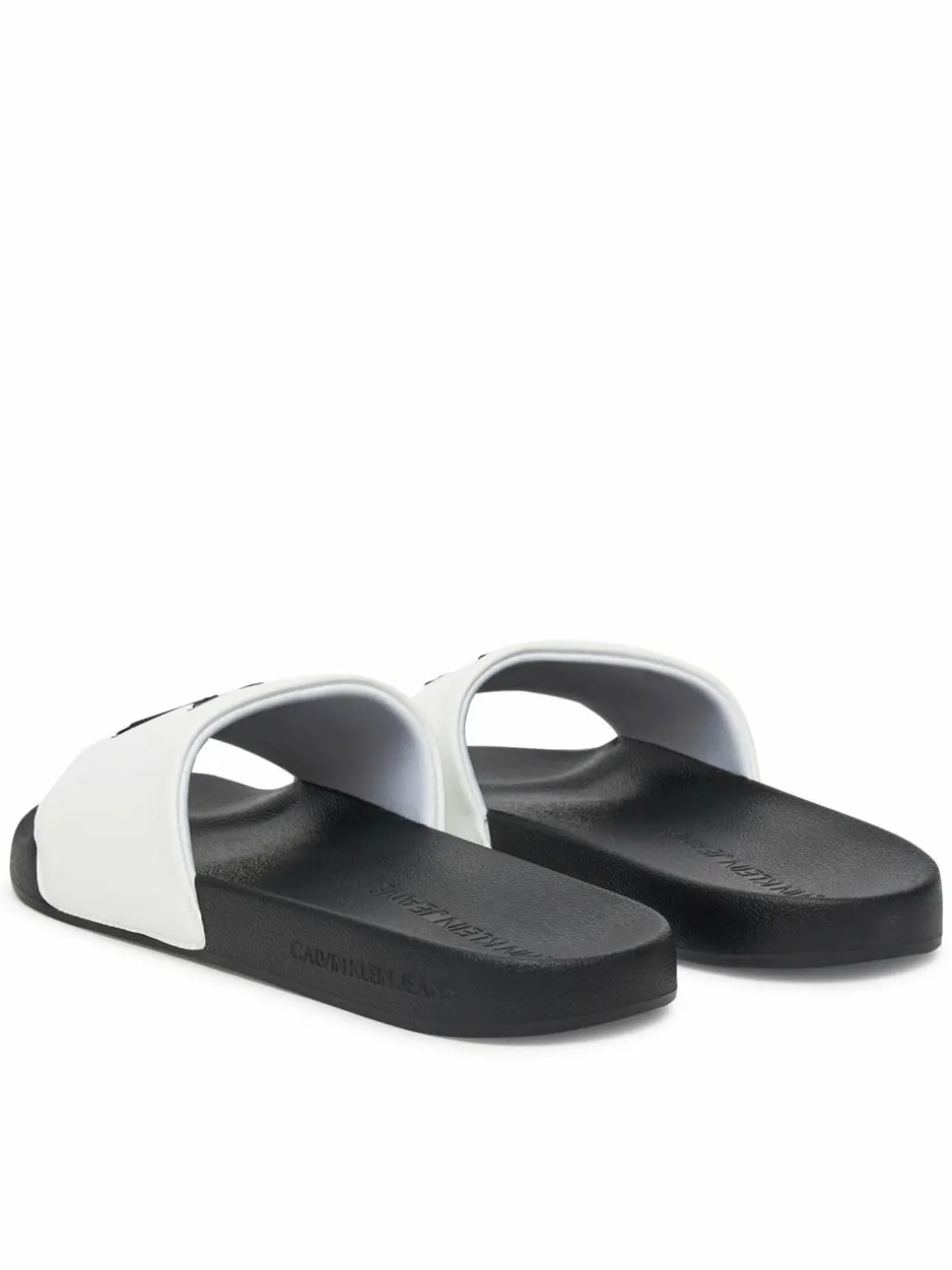 Ciabatte Slide Jelly Mono Pu YM0YM01281 Bianco