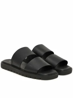 Ciabatte Sq Molded Sandal Db Lth HM0HM02234 Nero