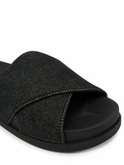 Ciabatte Tjw Comfort Slides Washed Denim EN0EN02898 Nero