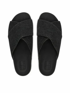 Ciabatte Tjw Comfort Slides Washed Denim EN0EN02898 Nero