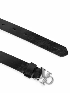 Cintura Ck Buckle Glossy Strap 25M LV04F7122G Nero
